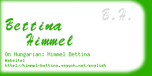 bettina himmel business card